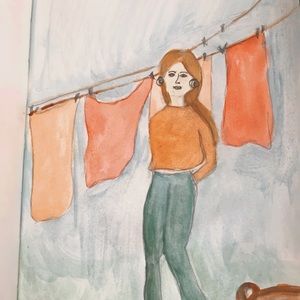 Mini illustration/ water color - original work